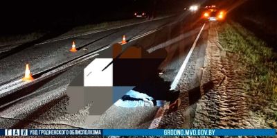 Человек лежал на дороге вблизи Ошмян. В темноте его переехала девушка на AUDI