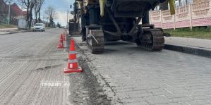 На улице Лермонтова фрезеруют асфальт, Пестрака – тоже в работе