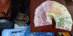 Белорус попался в Литве при провозе через границу 56 тысяч евро. Они лежали в кабине под сковородой