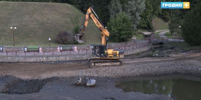 Очистку водоема в Швейцарской долине планируют завершить 9 сентября – ко Дню Гродно