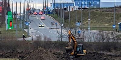 Улицу Дзержинского продлевают. Уже начались работы