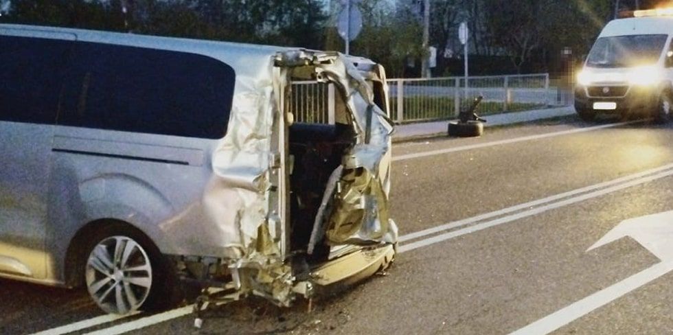 Авария с тремя авто в Польше: двое водителей оказались белорусами