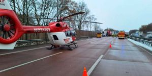 Белорус попал в серьезную аварию на немецком автобане