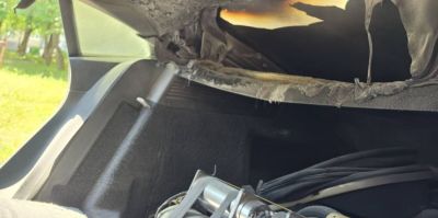 В Гродно в автомобиле загорелся ноутбук. Об этом и других пожарах рассказали в МЧС