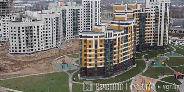 Как выглядит новый микрорайон на Лидской? Для Гродно не совсем привычно