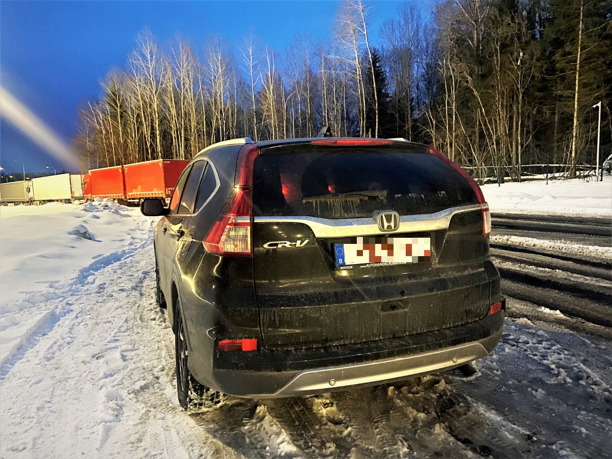 Угон Honda CRV