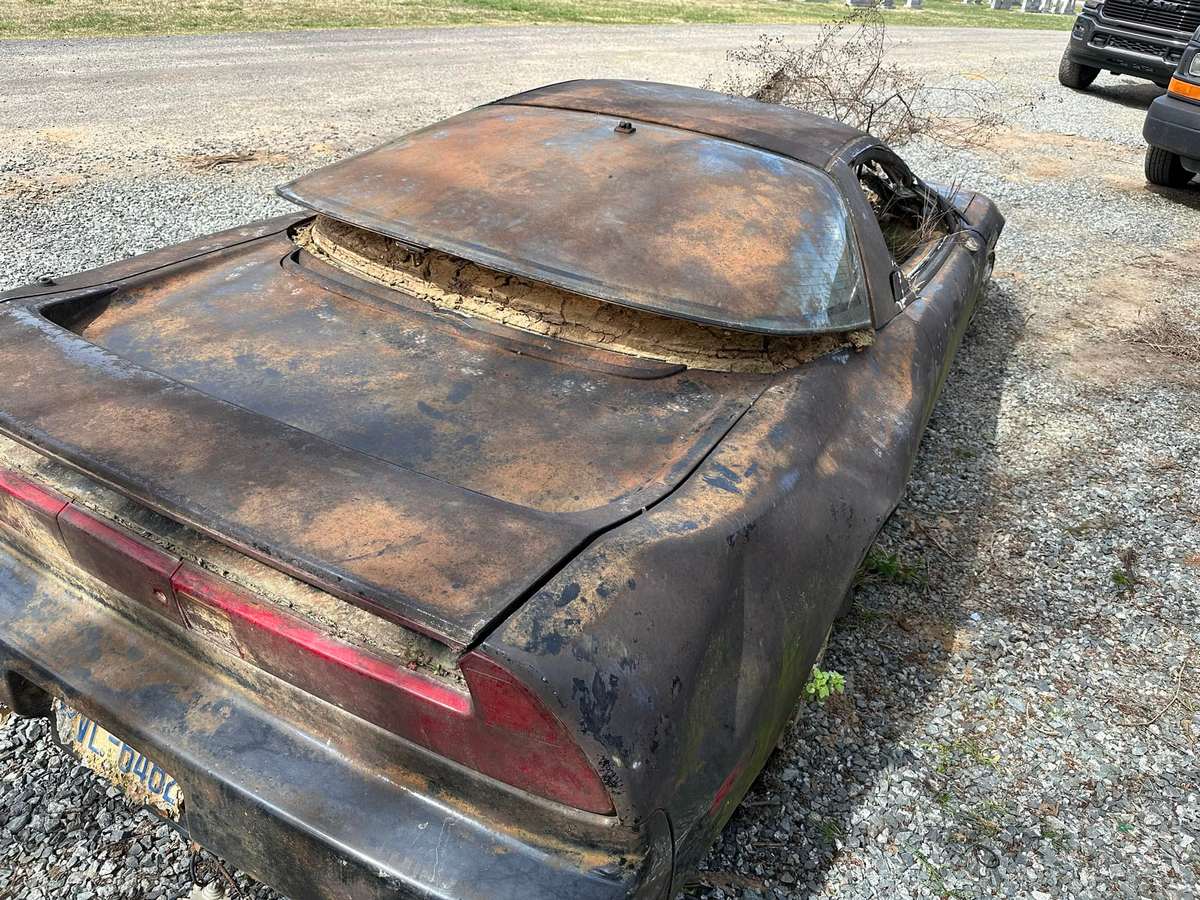 honda nsx пролежала в воде 15 лет