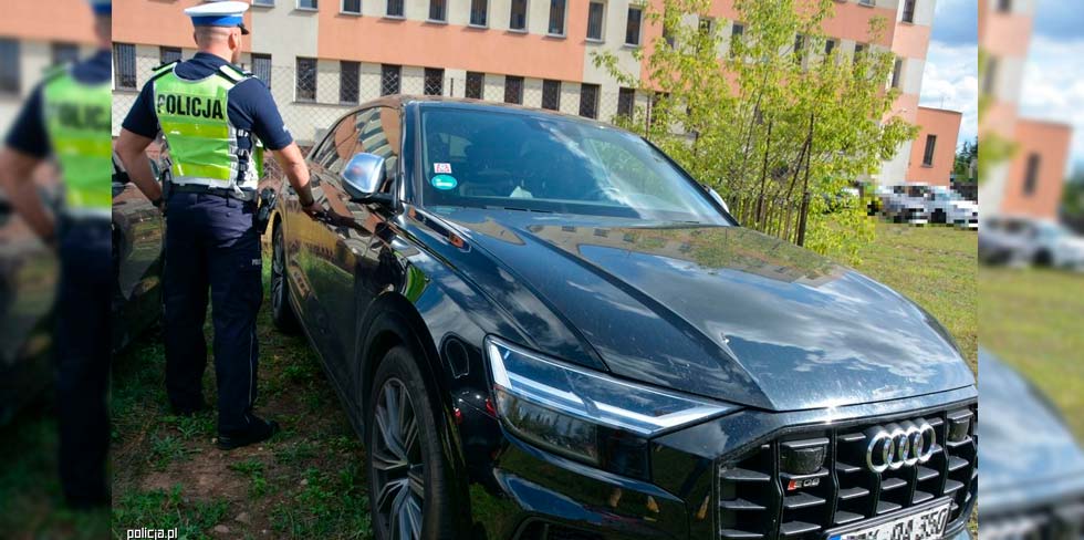 Белорусы гнали по Польше краденную AUDI и попались полиции. На мелочи