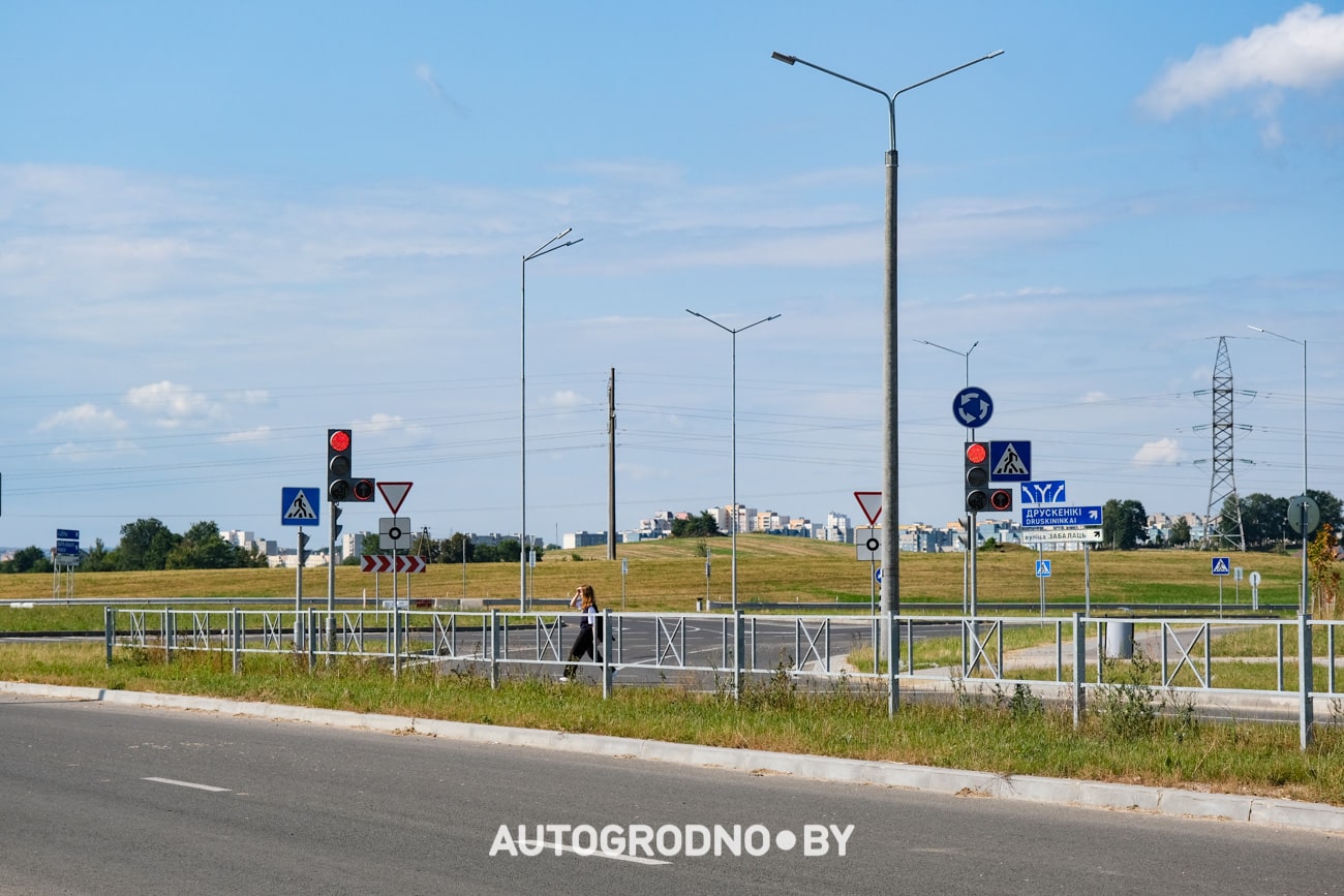 Кольцо Заболоть Гродно светофоры