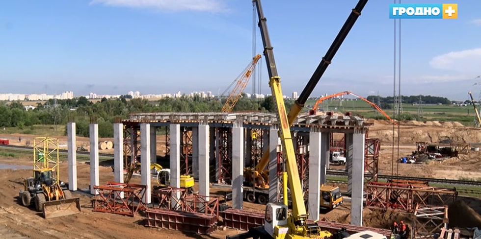 Через 3 недели тоннельный путепровод будет готов. Ударные темпы строительства гродненской объездной