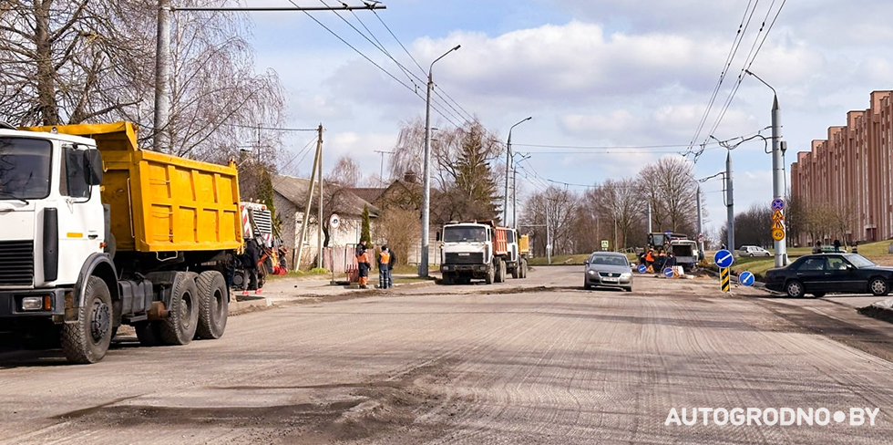 На 10 дней закрывают движение по ул. Лизы Чайкиной в Гродно. Как поедет транспорт?