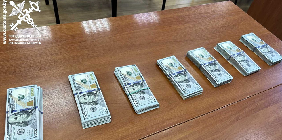 Чтобы незаконно вывезти из Беларуси $54 тыс, белорус раздал их своим пассажирам. Но так делать нельзя