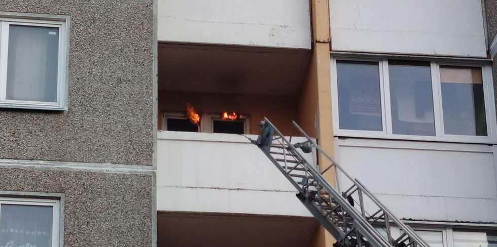 Пожар в лидской квартире: три человека спасены, но они в тяжелом состоянии