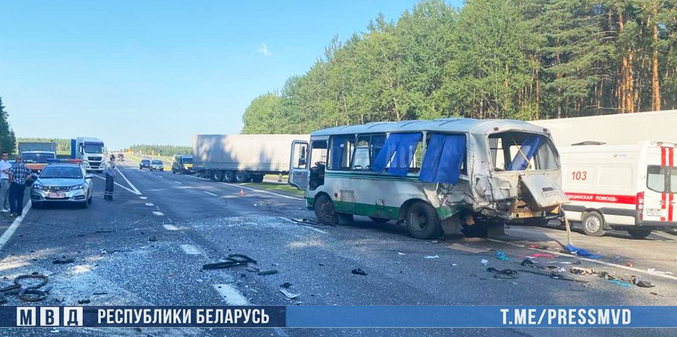 В Беларуси Минздрав разработал инструкцию по оказанию помощи при массовых ДТП