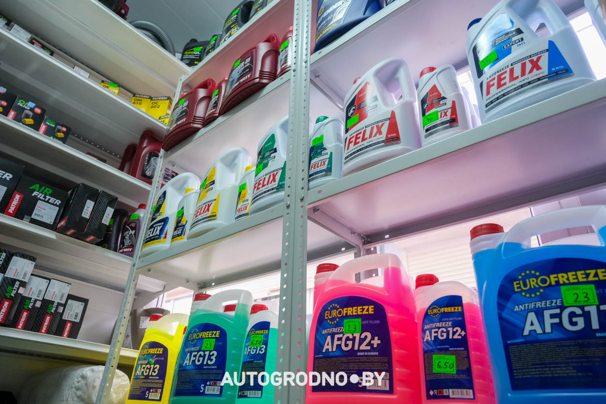 Магазин запчастей в микрорайоне Ольшанка в Гродно