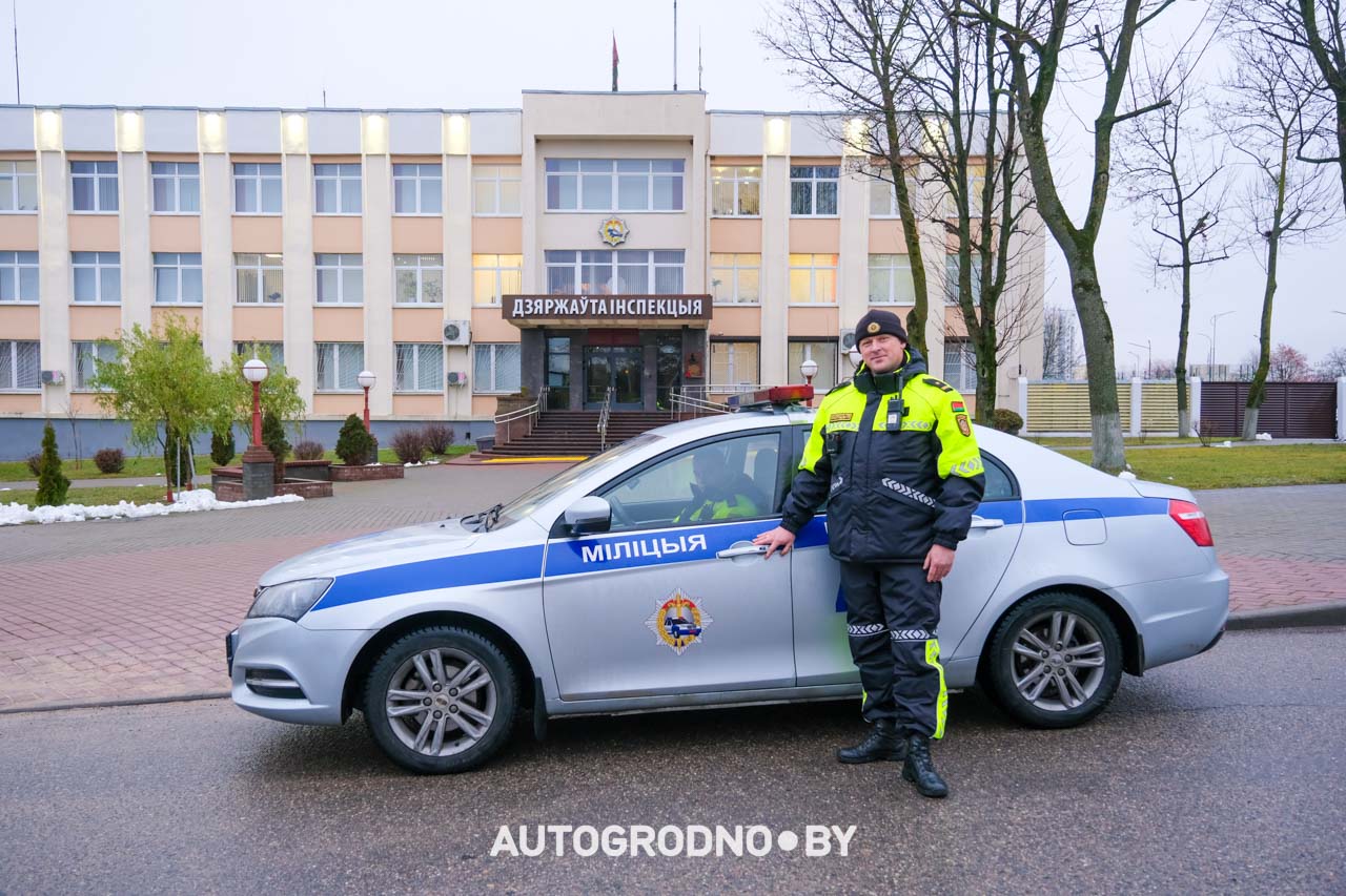 Рейд ГАИ Гродно - на летних или зимних шинах ездят водители Беларуси