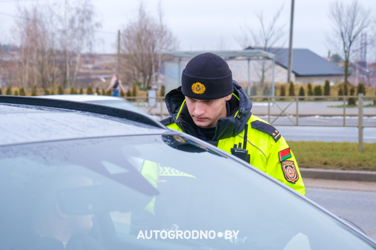 Рейд ГАИ Гrodno - на летних или зимних шинах ездят водители Беларуси