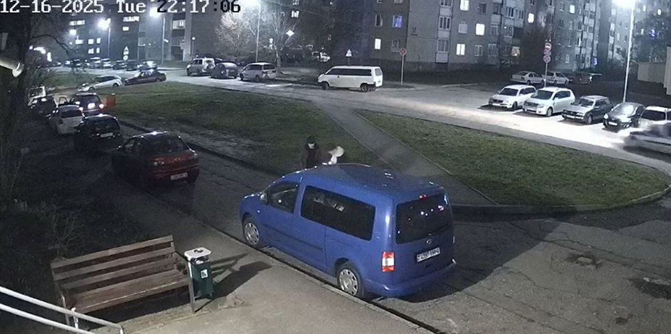 Не вписались в поворот в Волковыске, сфотографировали повреждения и скрылись. Поиск