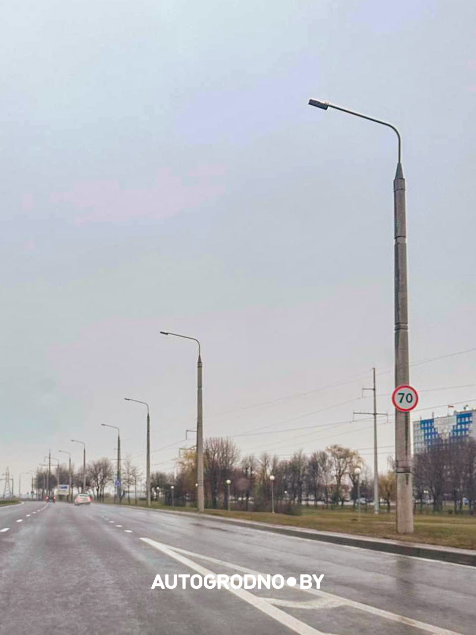 На объездной в Гродно понизили скоростной режим – теперь не более 70 км/ч