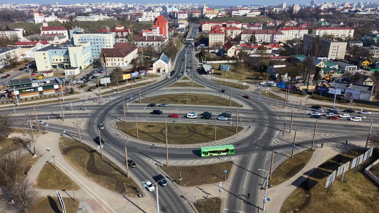 Полет над Гродно с квадрокоптером 2026