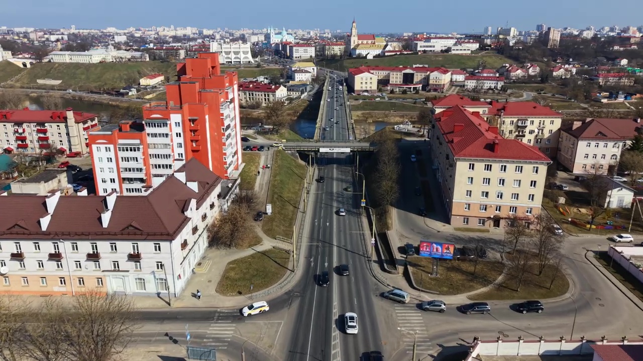 Полет над Гродно с квадрокоптером 2026