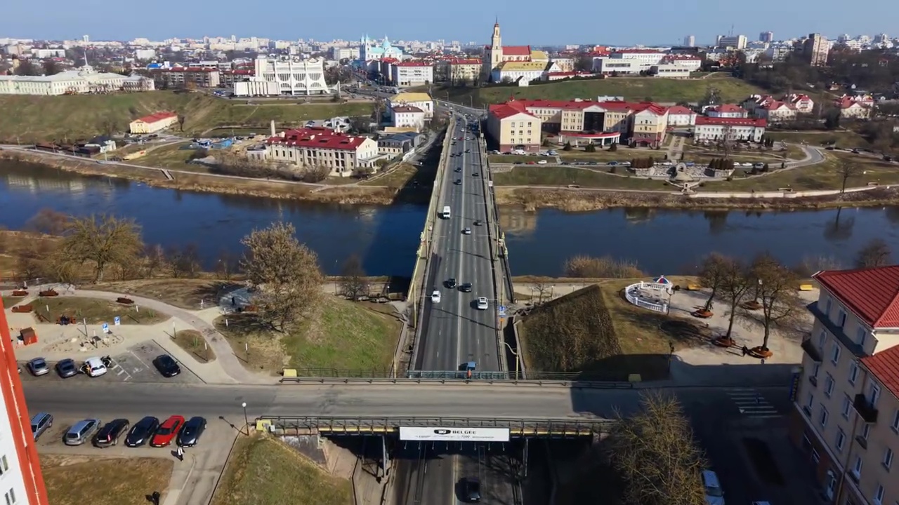 Полет над Гродно с квадрокоптером 2026