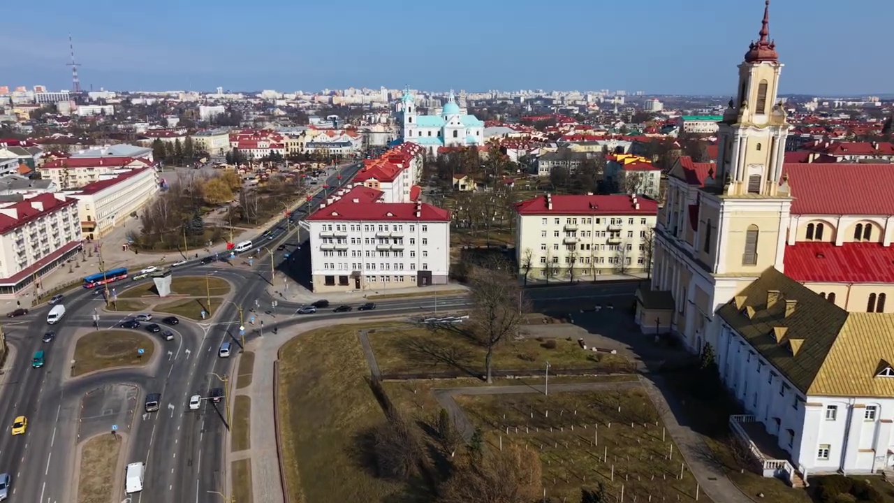 Полет над Гродно с квадрокоптером 2026