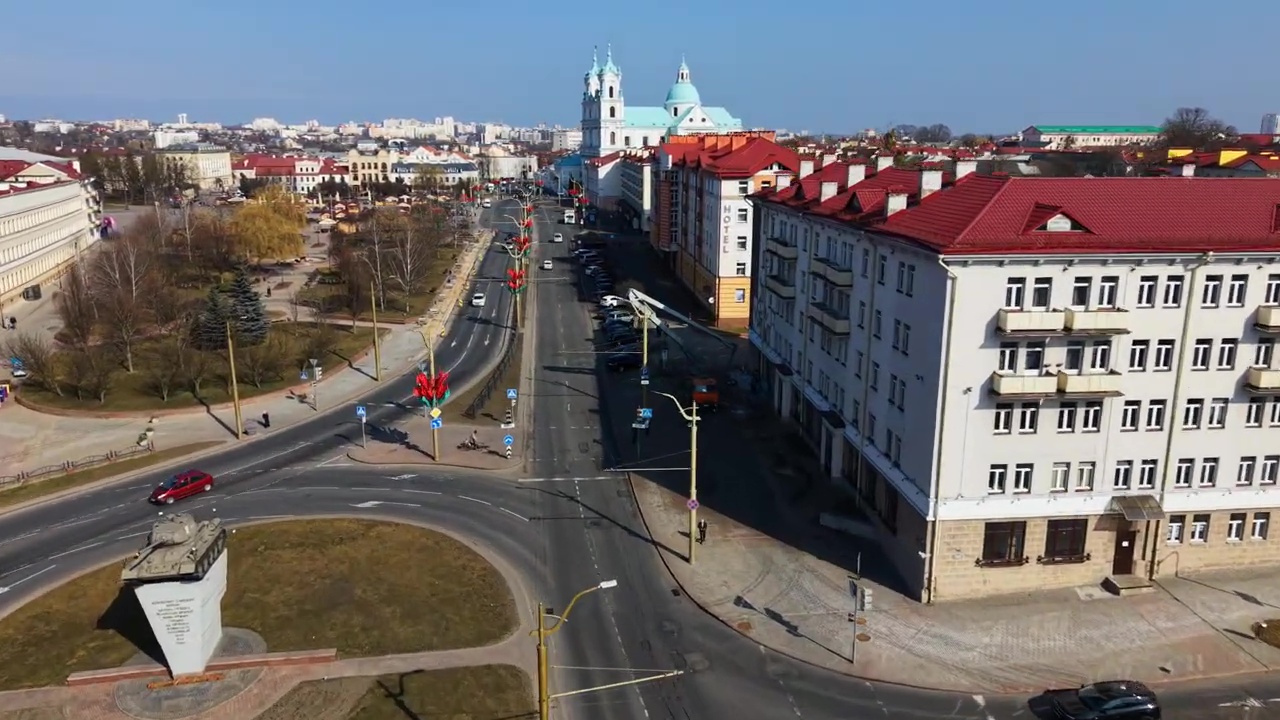 Полет над Гродно с квадрокоптером 2026