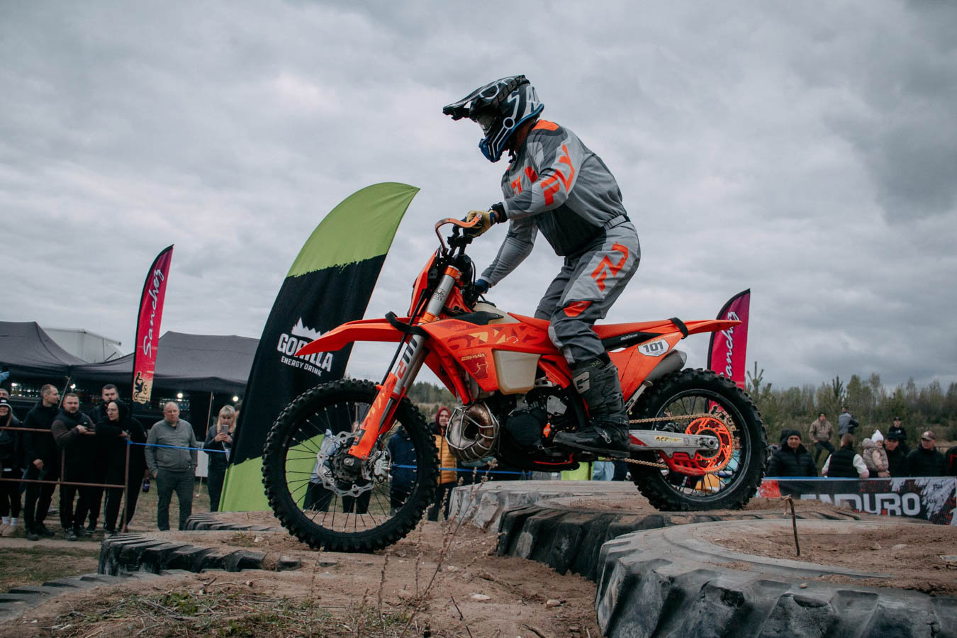 Соревнования по Эндуро под Красносельском