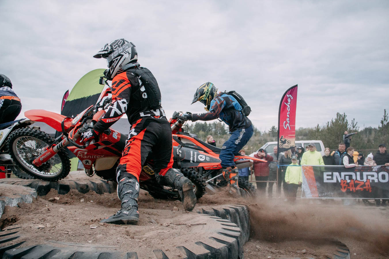 Соревнования по Эндуро под Красносельском