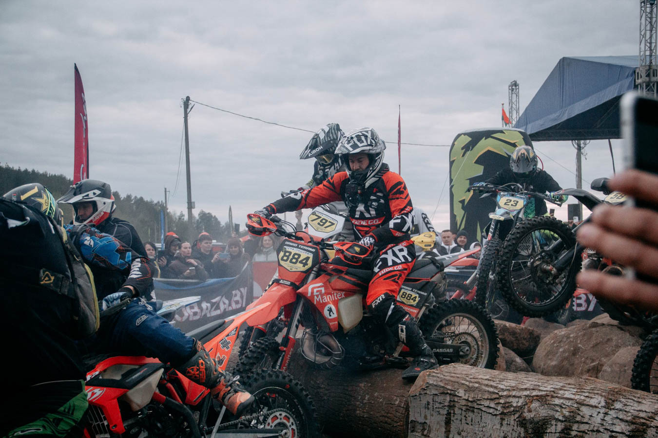 Соревнования по Эндуро под Красносельском