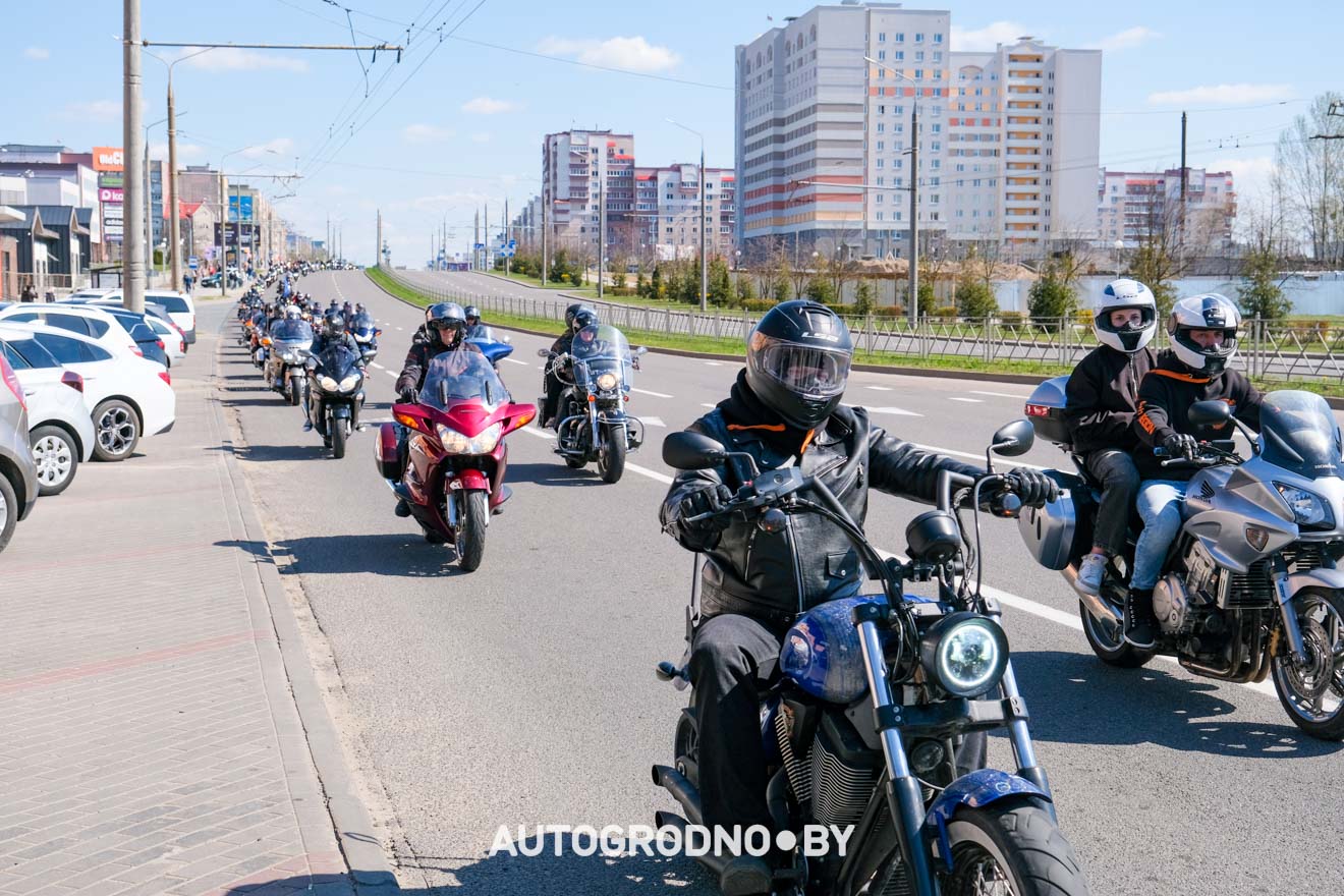 Открытие мотосезона в Гродно 2026 - большой фоторепортаж