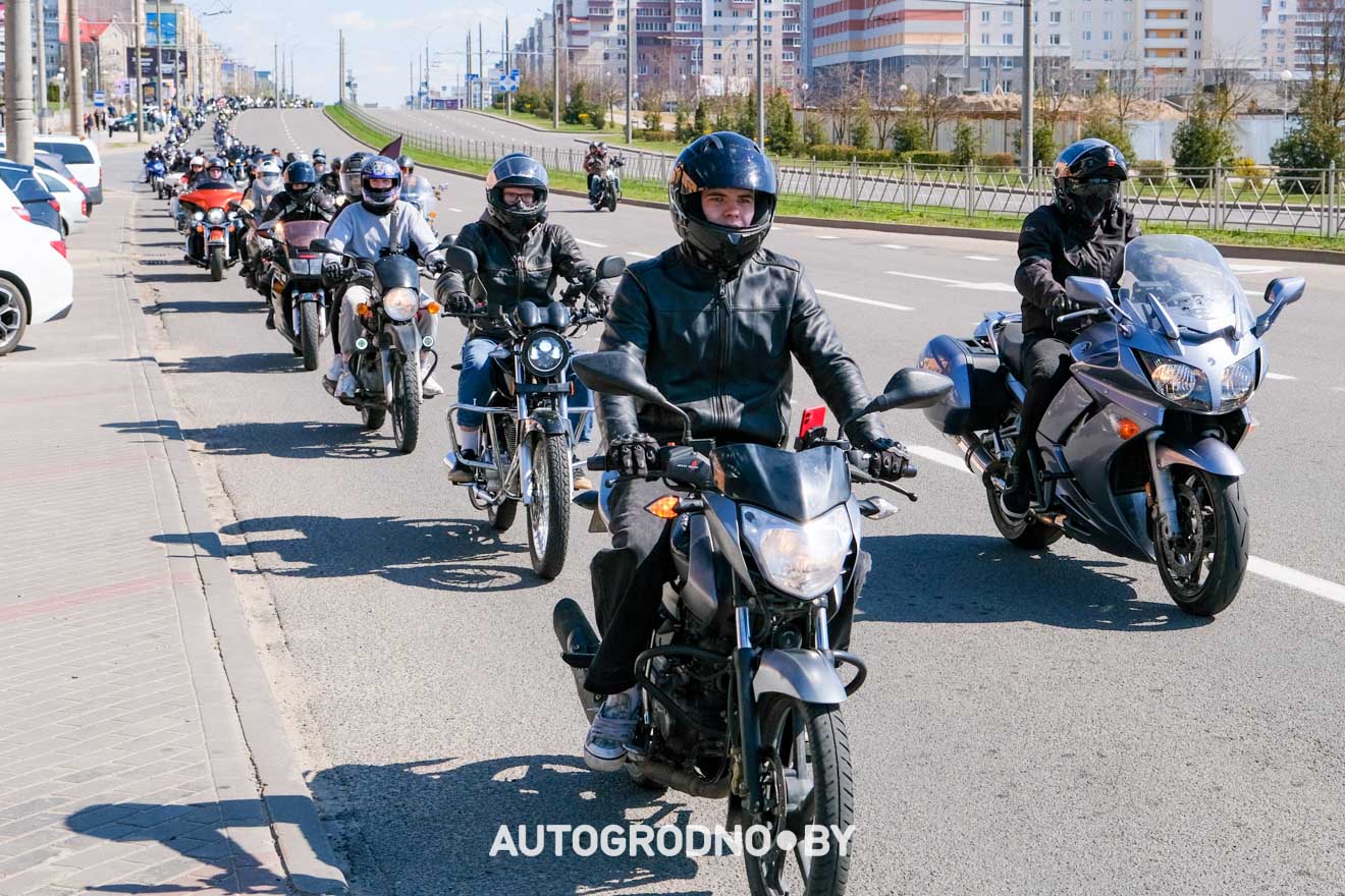 Открытие мотосезона в Гродно 2026 - большой фоторепортаж