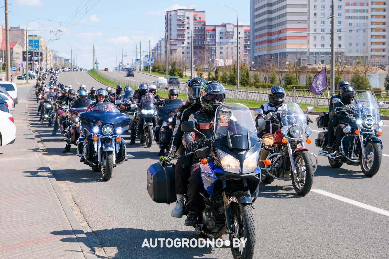 Открытие мотосезона в Гродно 2026 - большой фоторепортаж