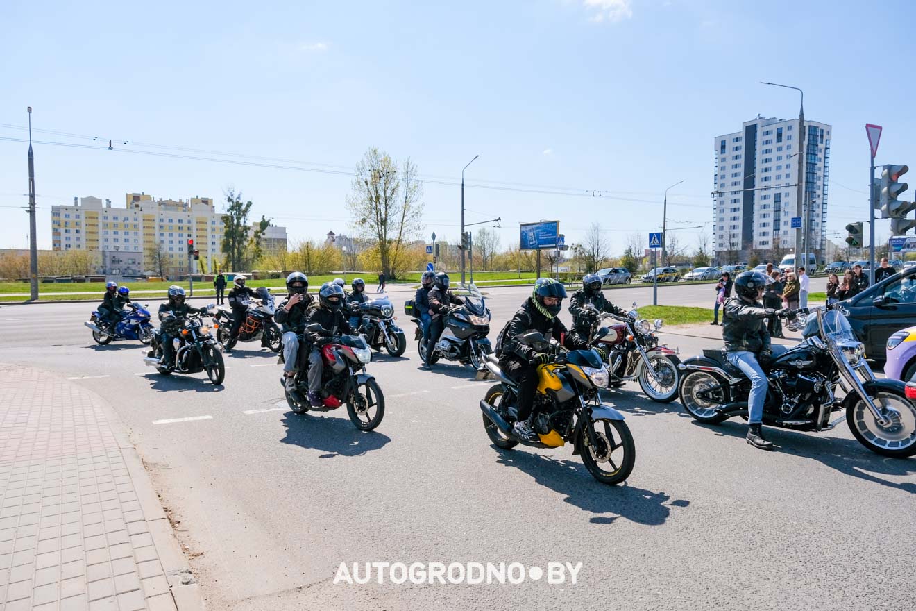 Открытие мотосезона в Гродно 2026 - большой фоторепортаж