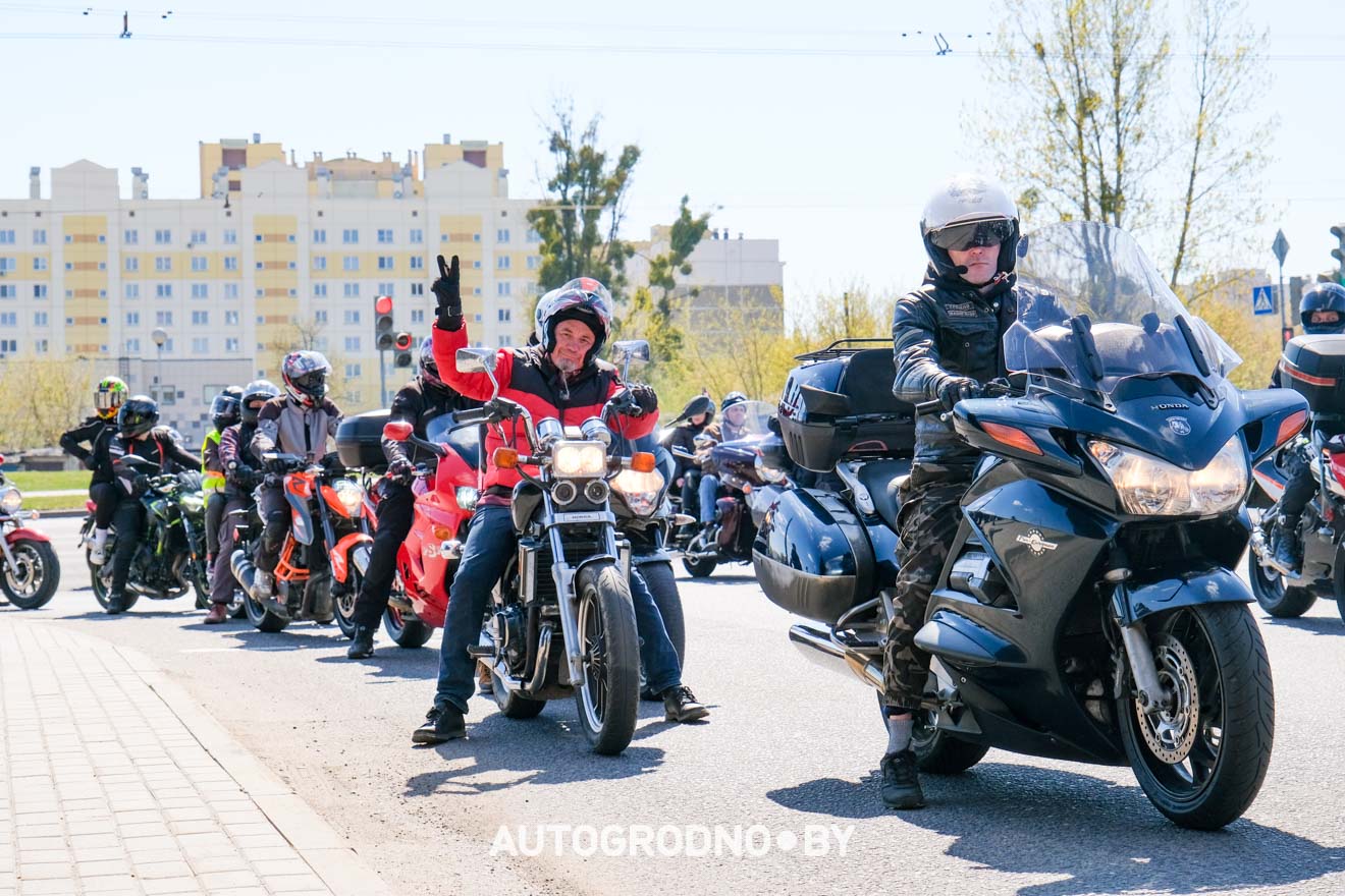 Открытие мотосезона в Гродно 2026 - большой фоторепортаж