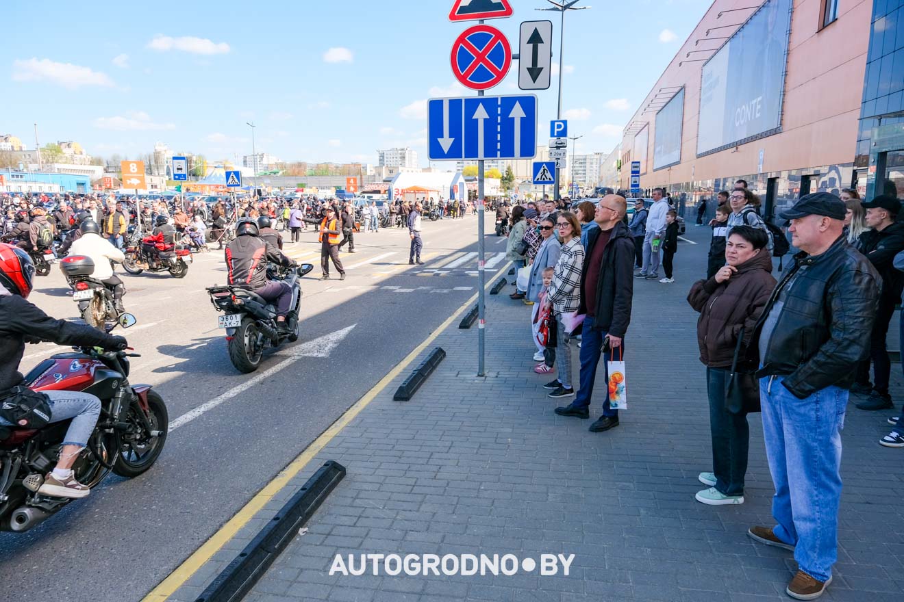 Открытие мотосезона в Гродно 2026 - большой фоторепортаж