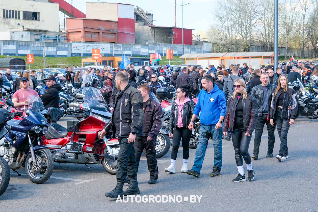 Открытие мотосезона в Гродно 2026 - большой фоторепортаж