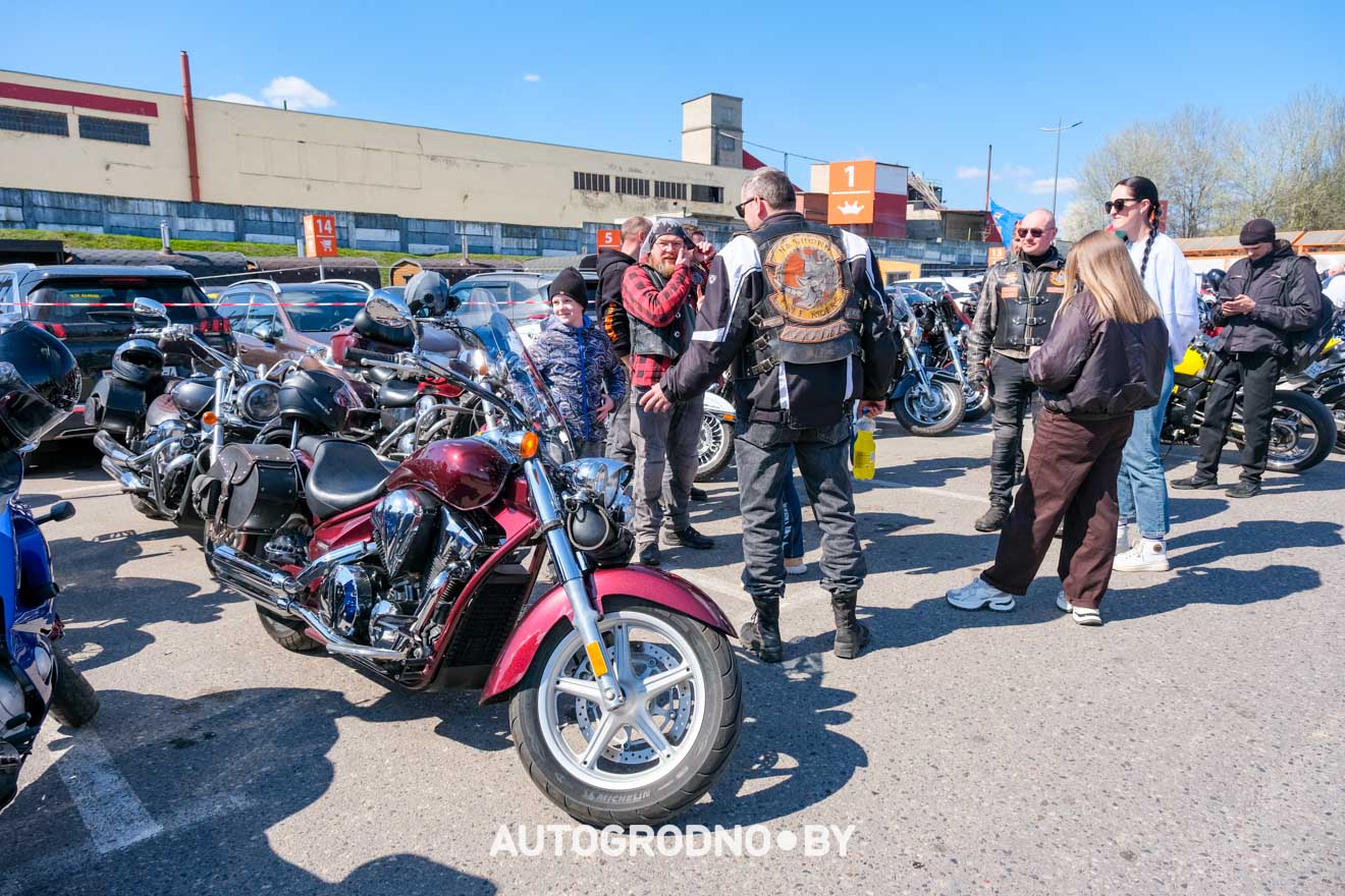 Открытие мотосезона в Гродно 2026 - большой фоторепортаж