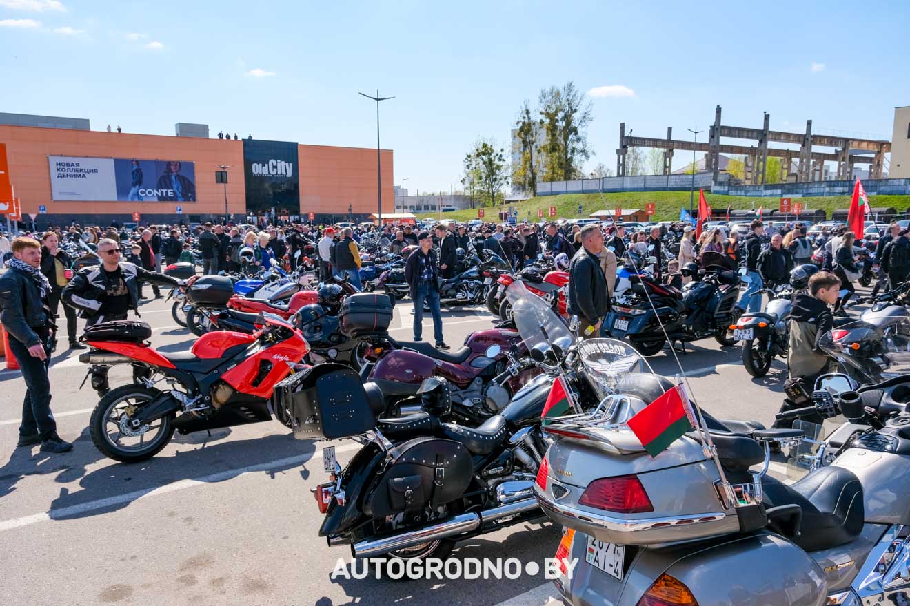 Открытие мотосезона в Гродно 2026 - большой фоторепортаж