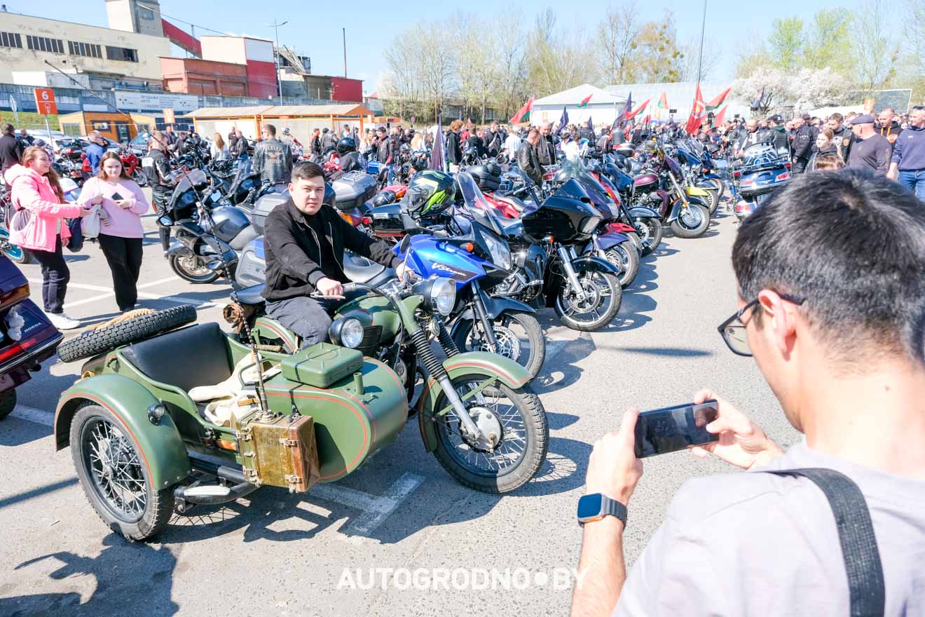 Открытие мотосезона в Гродно 2026 - большой фоторепортаж