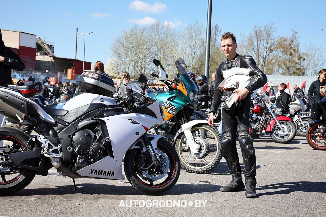 Открытие мотосезона в Гродно 2026 - большой фоторепортаж