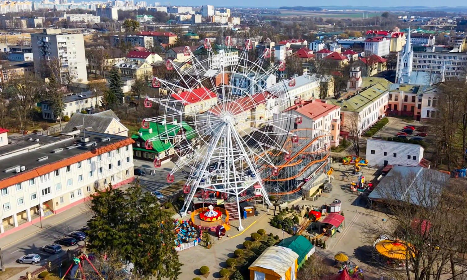 Съемка Гродно с квадрокоптера 2026