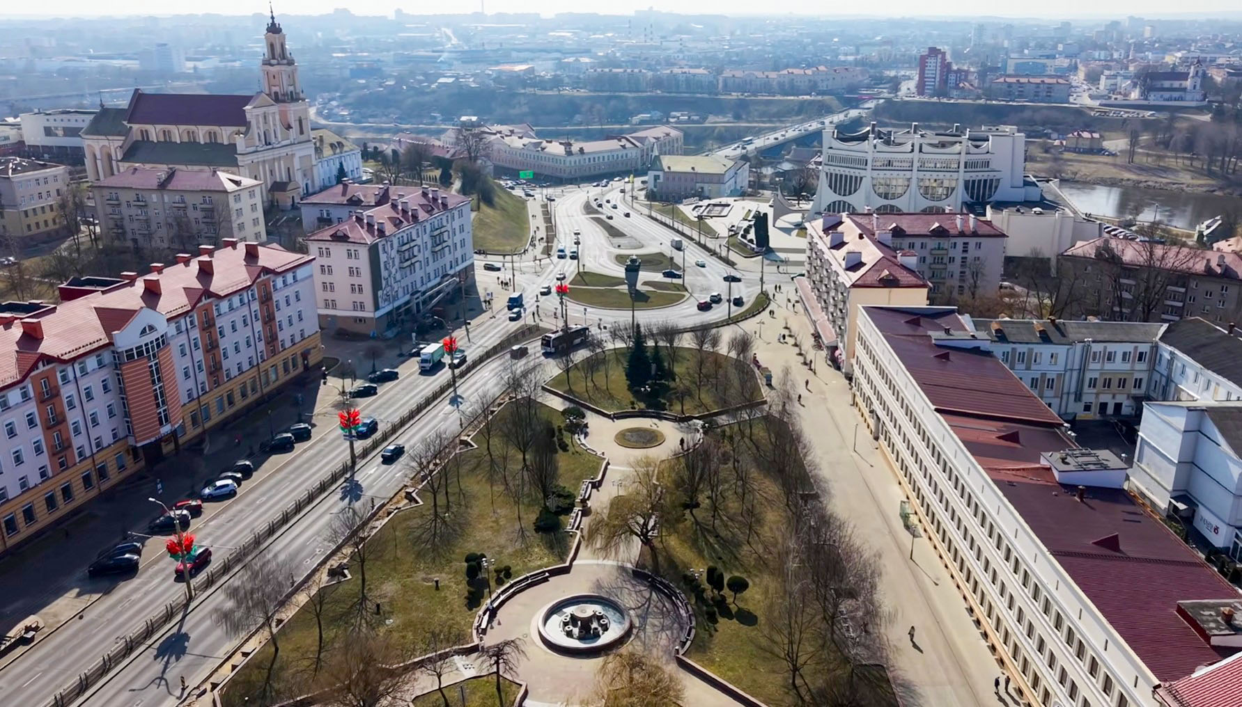 Съемка Гродно с квадрокоптера 2026