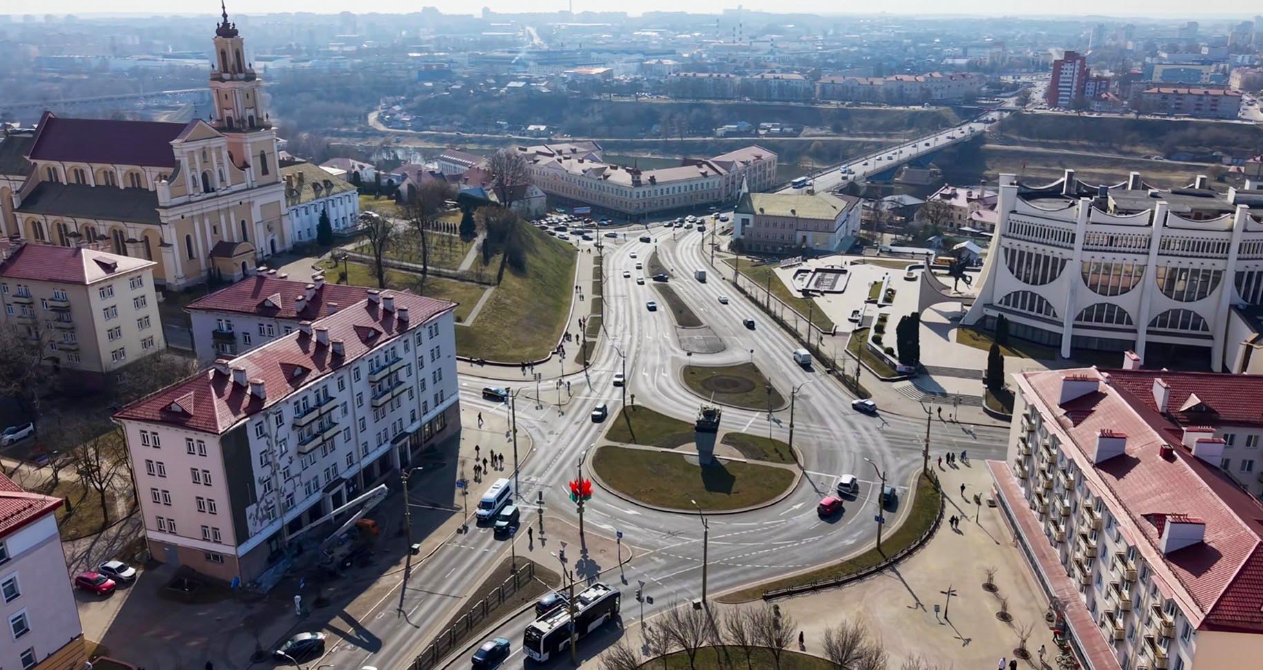 Съемка Гродно с квадрокоптера 2026