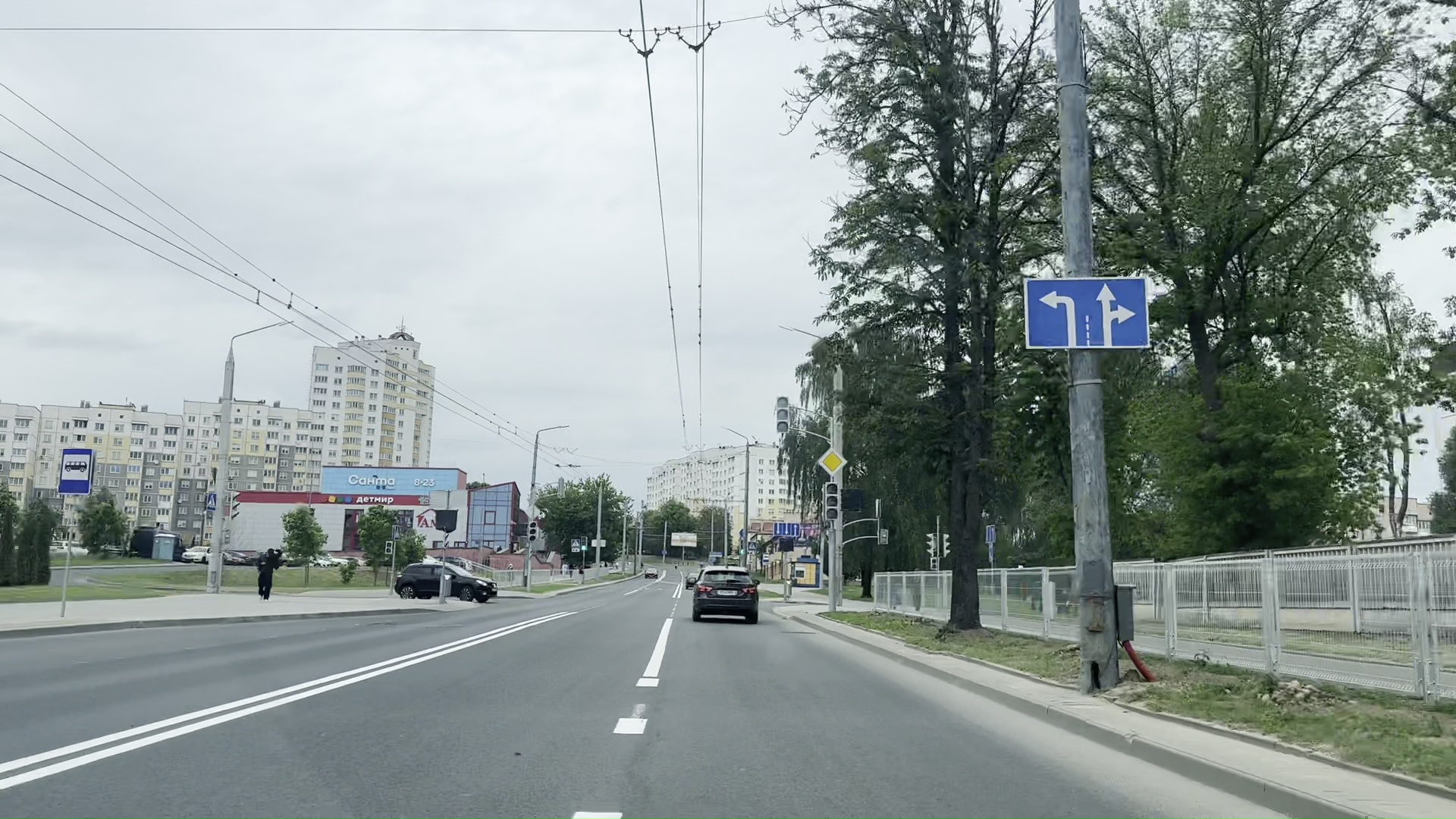В Гродно на улице Дзержинского меняют организацию движения и ставят новые светофоры