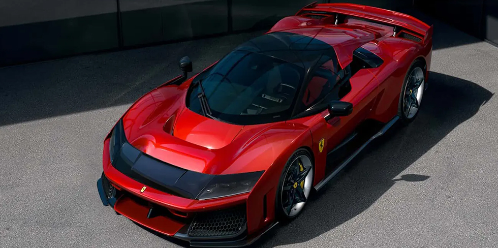 Ferrari жертвует колесами, чтобы спасти водителя