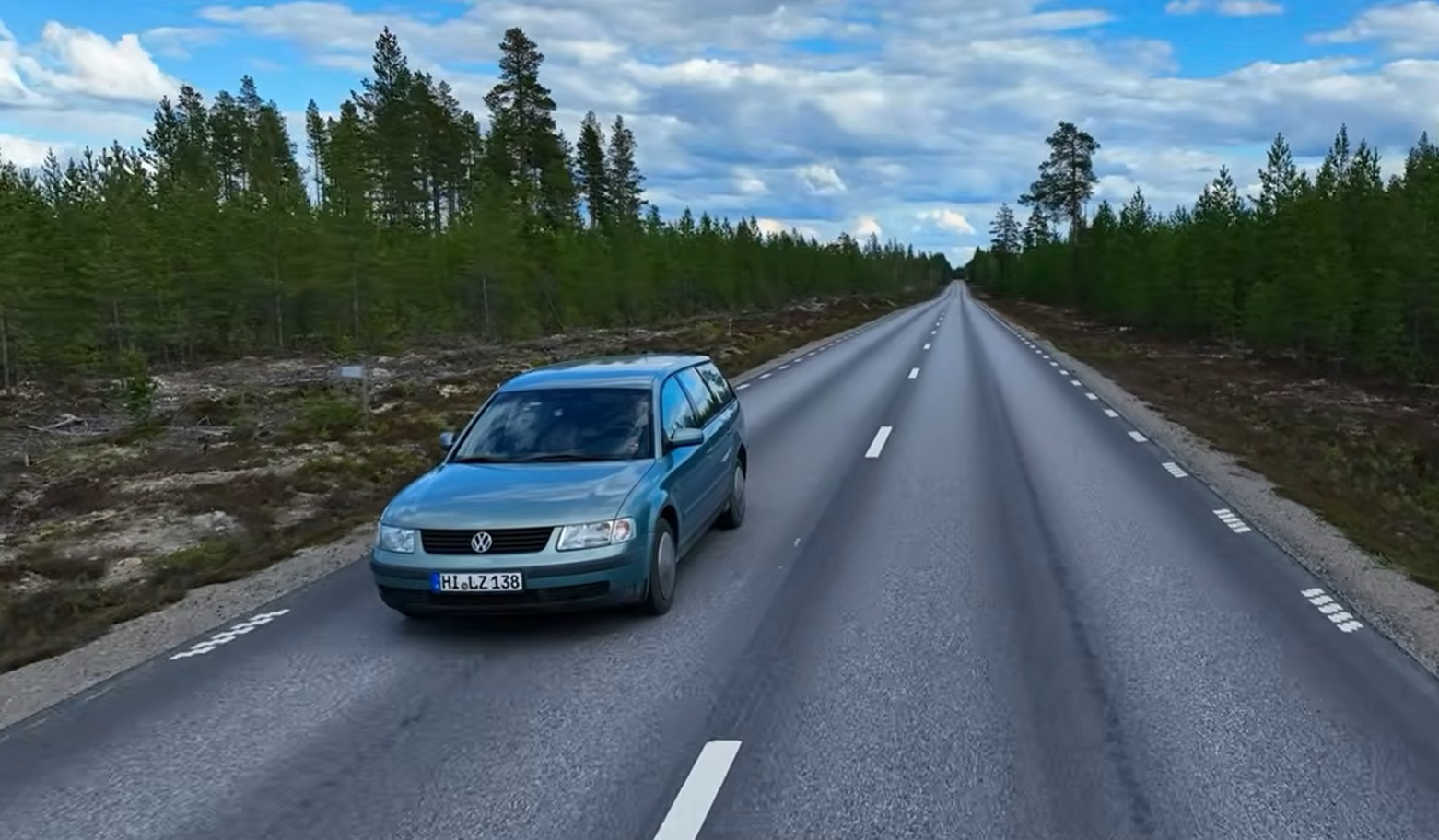 немец едет на дизельном Volkswagen Passat B5 ради рекордно низкого расхода топлива