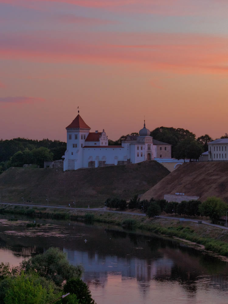Набережная Гродно и новая ротонда