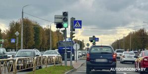 В Гродно меняют светофоры. На многих из них появятся левоповоротные секции